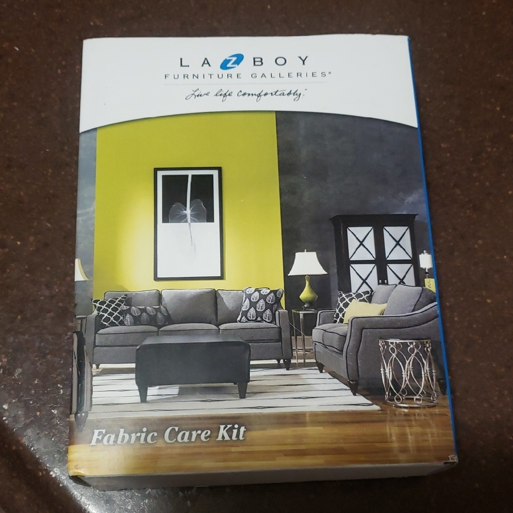 Lazboy Furniture Galleries Fabric Care Kit.